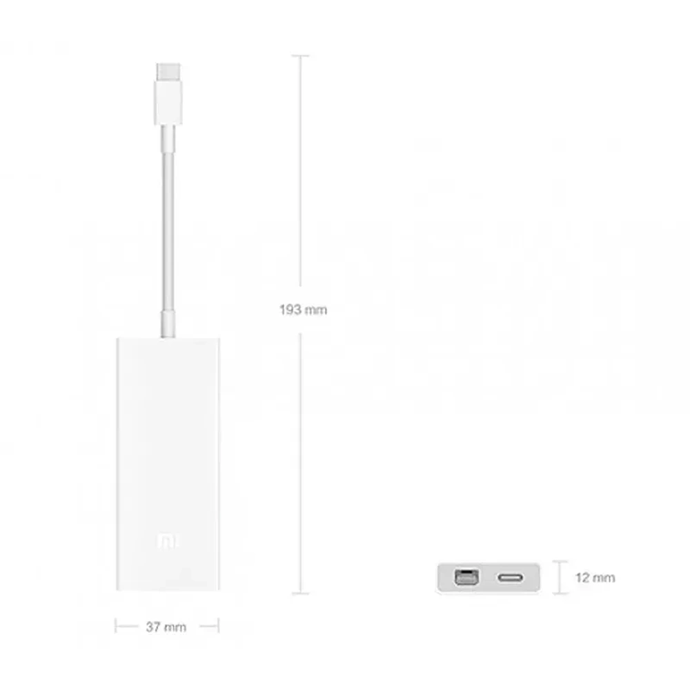 Xiaomi ZJQ02TM USB-C to USB-A Mini DisplayPort HUB Dönüştürücü